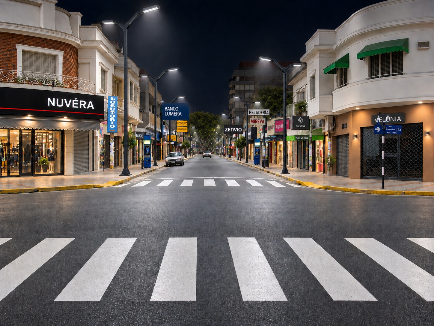 Iluminación LED para San Martín